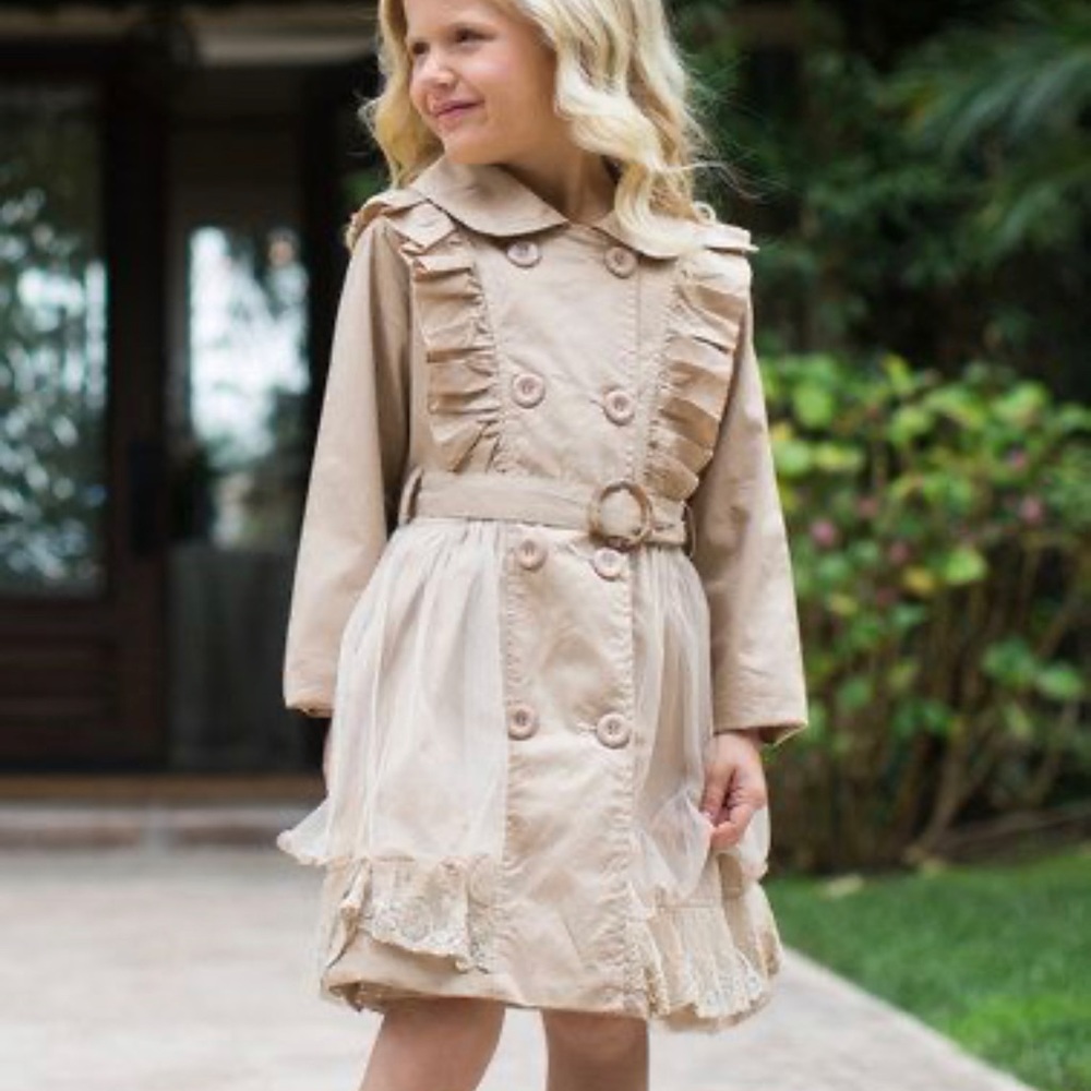 Trish Scully Lace detail coat size 4